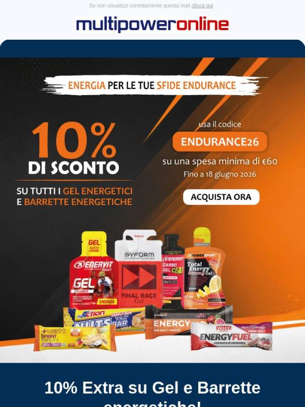 ✨-10% extra per le tue sfide endurance! 🚲🏃🏊‍♂️