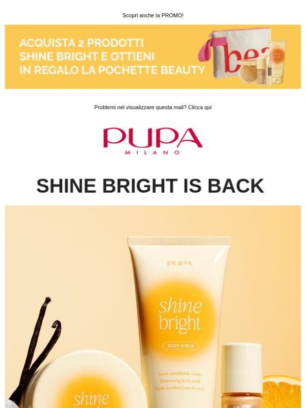 SHINE BRIGHT is back ✨ La LIMITED EDITION dell’estate