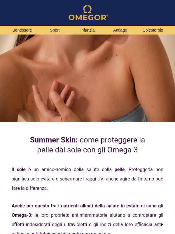 Non solo crema solare: proteggi la pelle anche dall'interno ☀️