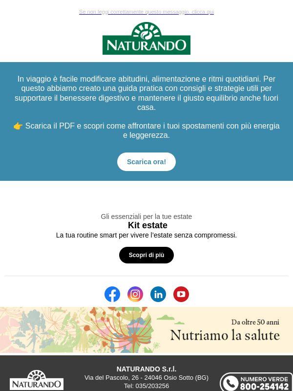 ☀️ Guida Benessere in Viaggio + Promo Speciale Kit Estate