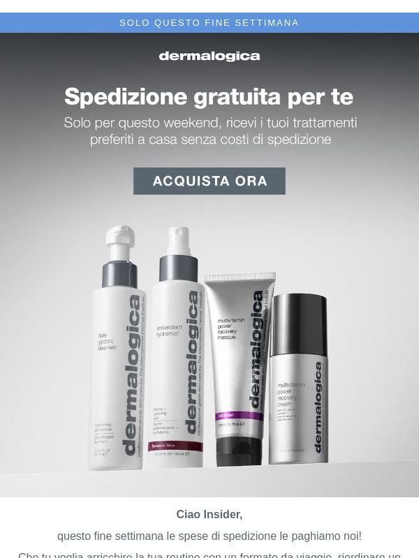 📦 Spedizione gratuita solo questo fine settimana