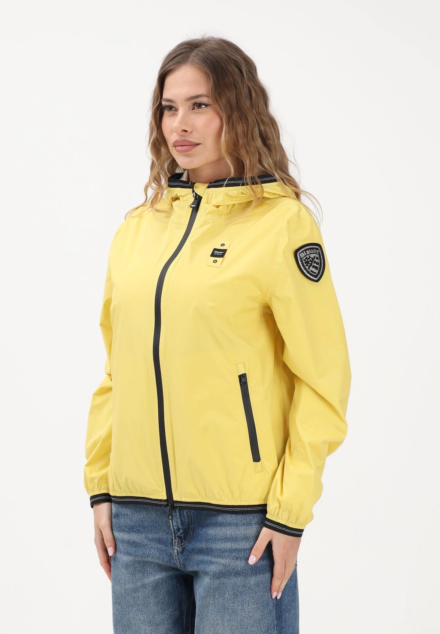 Image of BLAUER Giacca a vento NAY gialla da donna