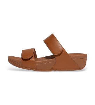 Sandali in Pelle Lulu regolabili marrone