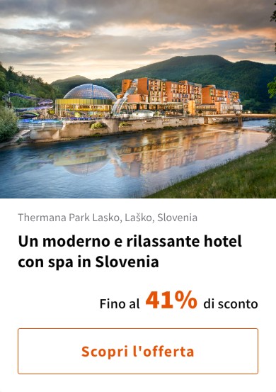Un moderno e rilassante hotel con spa in Slovenia