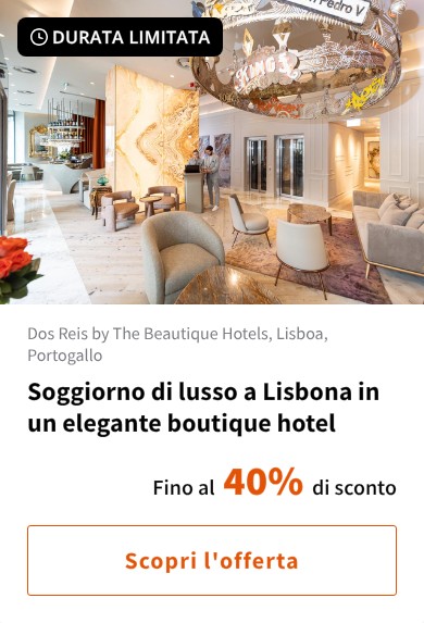 Soggiorno di lusso a Lisbona in un elegante boutique hotel