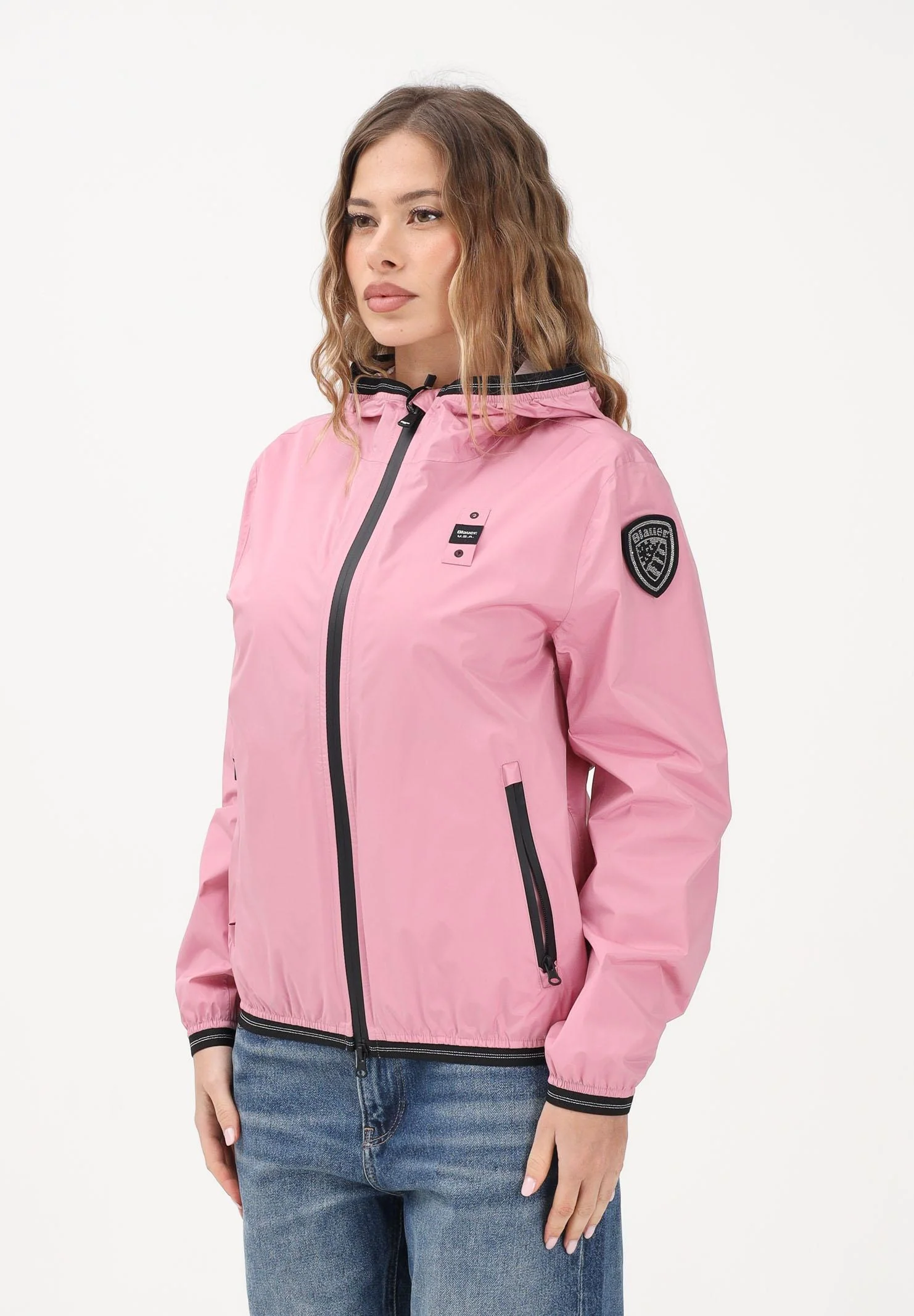 Image of BLAUER Giacca a vento NAY rosa da donna