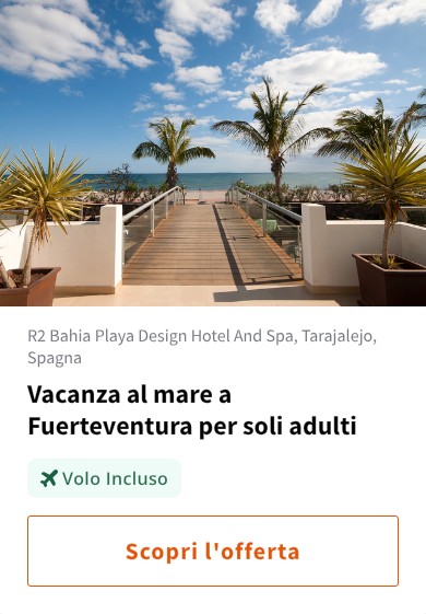 Vacanza al mare a Fuerteventura per soli adulti