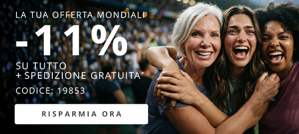 -11% SU TUTTO + SPEDIZIONE GRATUITA