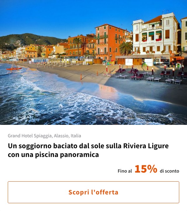 Un soggiorno baciato dal sole sulla Riviera Ligure con una piscina panoramica
