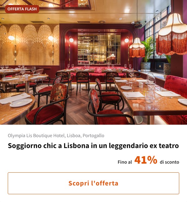 Soggiorno chic a Lisbona in un leggendario ex teatro