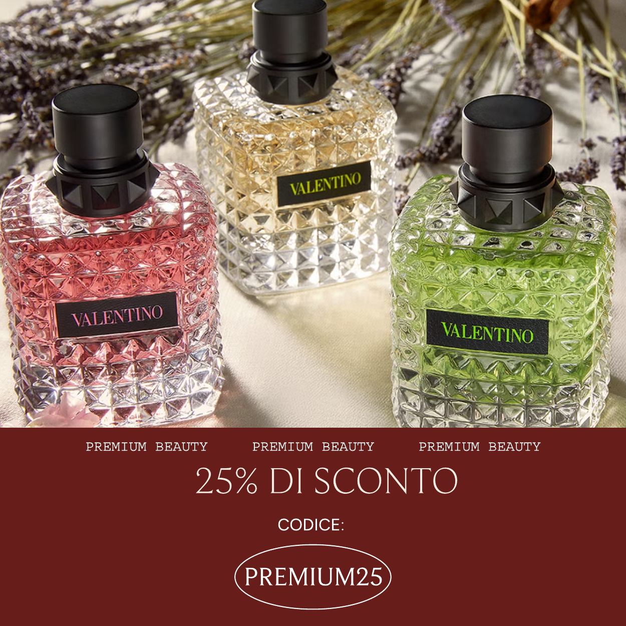 25 korting op premium beauty