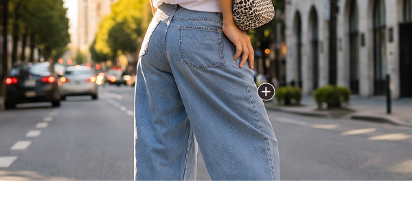 Jeans modello Mary dal taglio ampio