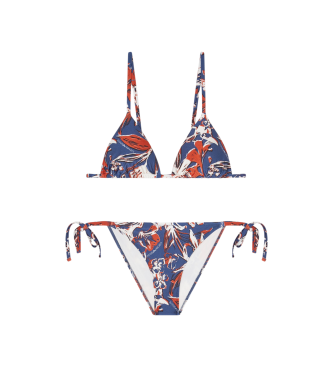 Bikini Logomania blu marino