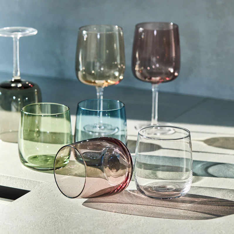 Image of Set 6 Bicchieri Acqua in <br>Vetro Soffiato - <b>Solaris