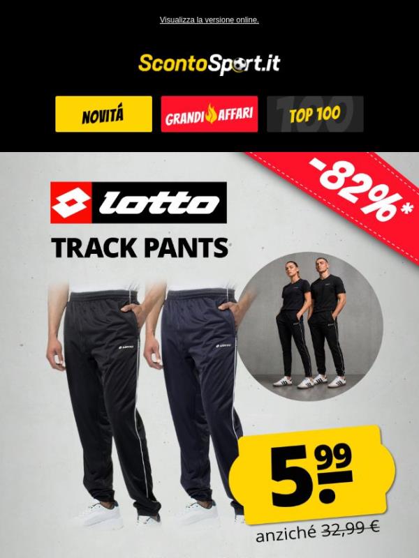 Pantaloni da ginnastica Lotto a soli 5,99 € 🤑