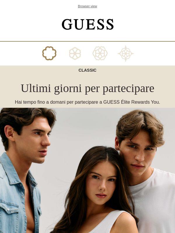 Ultimi giorni per vincere una Gift Card GUESS