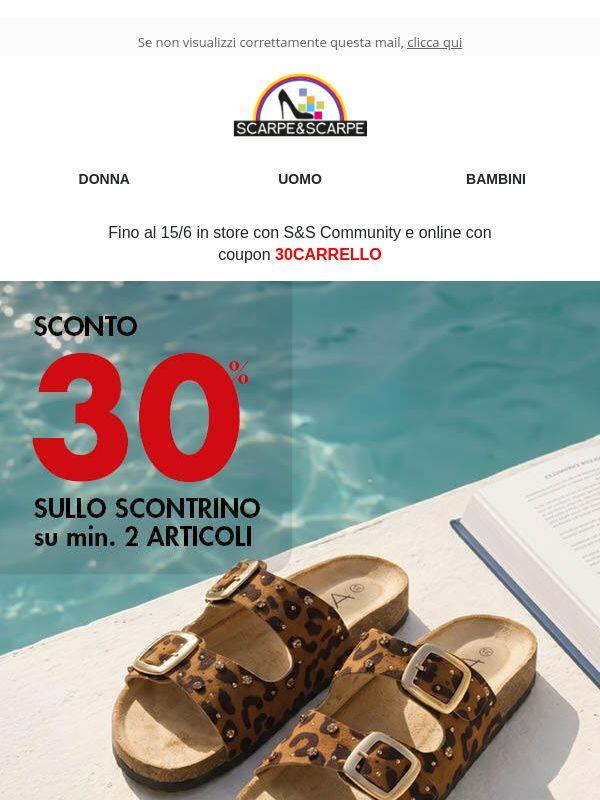 ❤️ Continua il -30% sullo scontrino! In store e online!