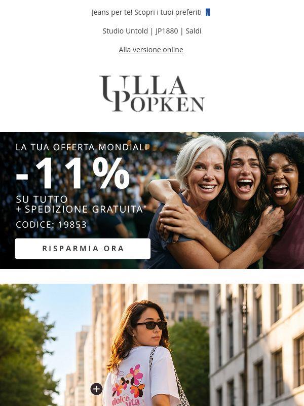 11% di sconto + spedizione gratuita 🌟 Happy Weekend