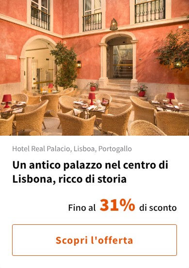 Un antico palazzo nel centro di Lisbona, ricco di storia