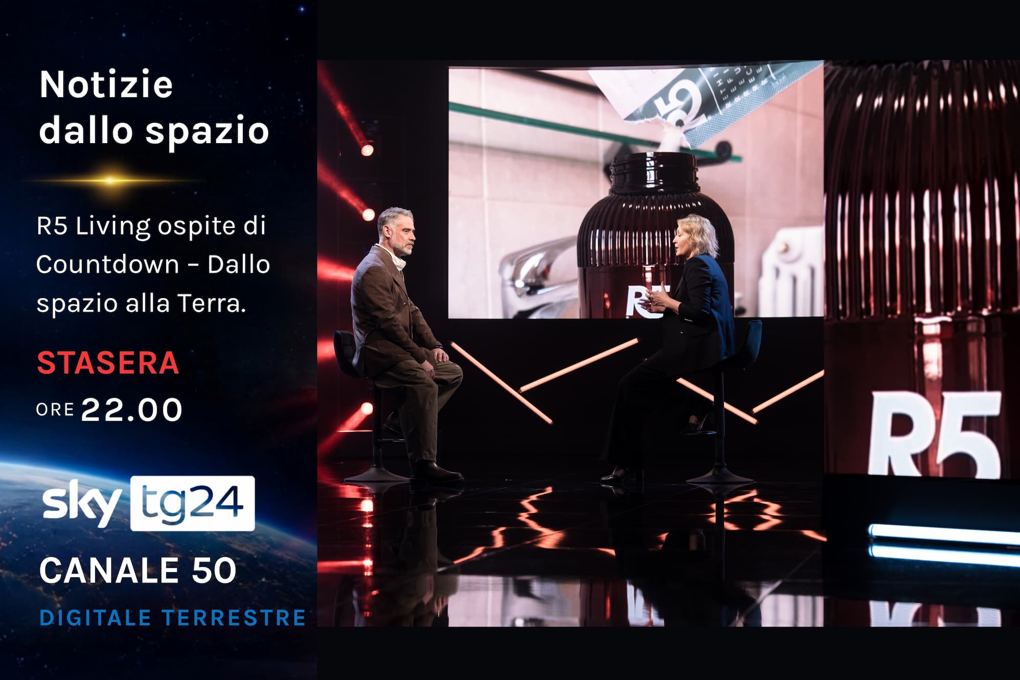 Sky TG24 - Countdown - Dallo spazio alla Terra