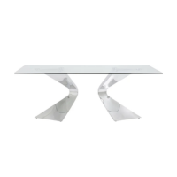 Tavolo Gloria Cromo 200x100cm
