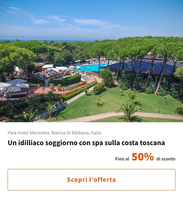 Un idilliaco soggiorno con spa sulla costa toscana