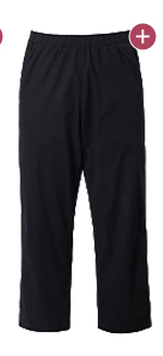 Pantaloni chino a 7/8 modello Ruby con taglio della gamba dritto e ampio e cintura elastica