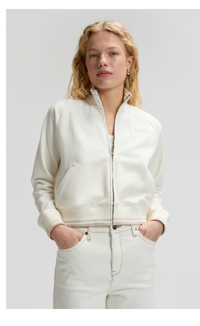 Relaxed Zip Up Sweatshirt
