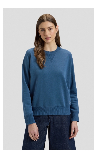 Relaxed Raglan Crew Sweatshirt