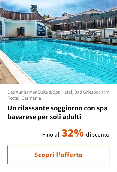 Un rilassante soggiorno con spa bavarese per soli adulti