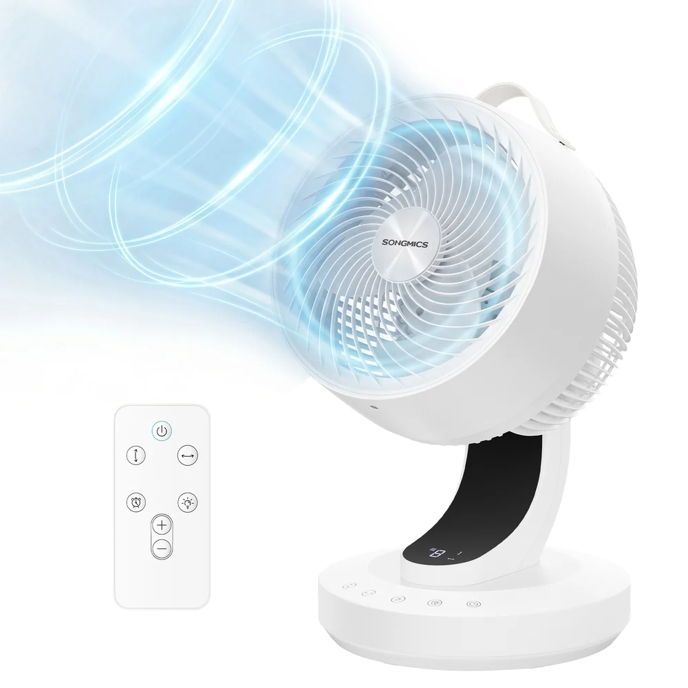 Image of Ventilatore con Telecomando, Regolabile in Altezza