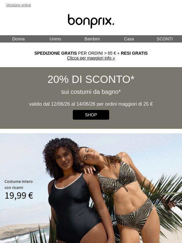 -20% sui costumi da bagno 🤩
