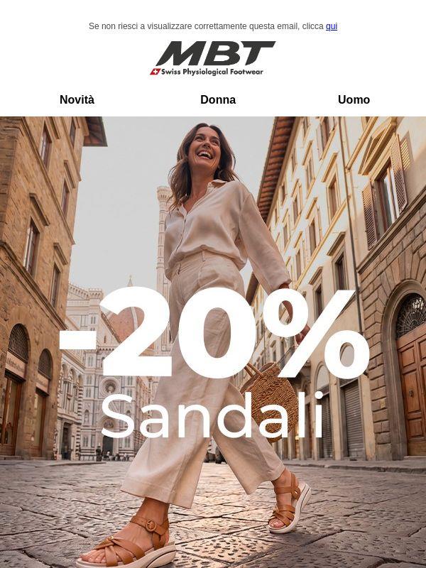 Vendite private: -20% sui sandali