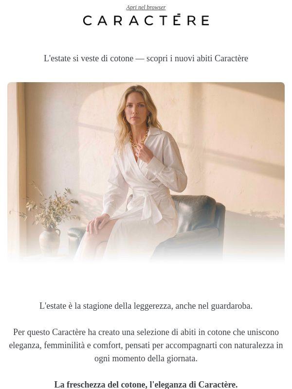 L'estate si veste di cotone.