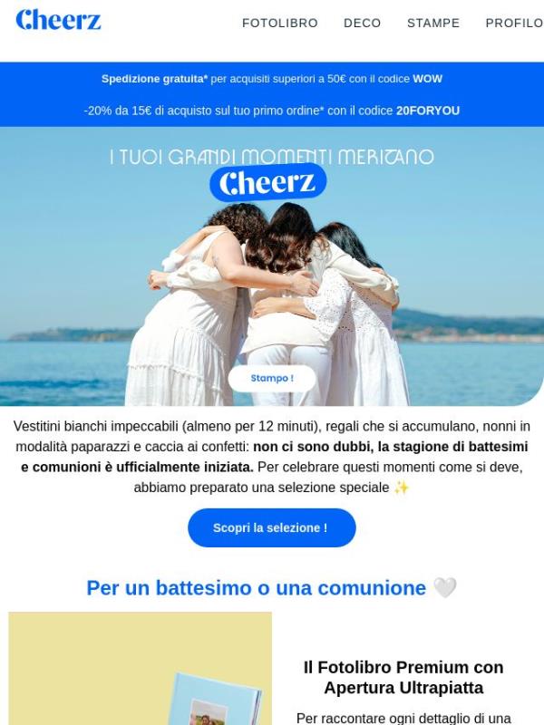 Celebra quei momenti unici