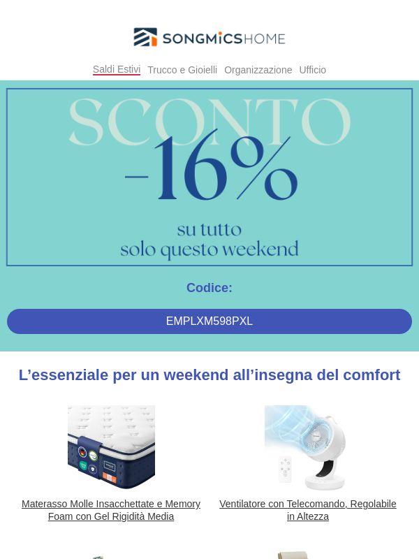Gli sconti del weekend ti aspettano ancora