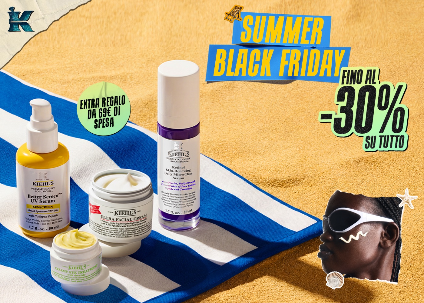 Summer Black Friday, fino al -30% su tutto! Extra regalo a partire da 69&euro; di spesa