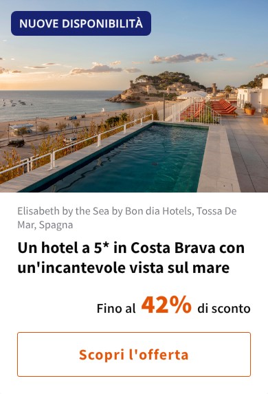 Un hotel a 5* in Costa Brava con un'incantevole vista sul mare