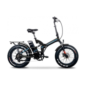 Bici Elettrica AR-BI-210028 Pieghevole Pedalata Assistita Velocità 25 KW Colore Argento / Blu
