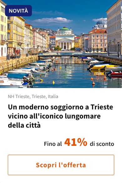 Un moderno soggiorno a Trieste vicino all'iconico lungomare della città