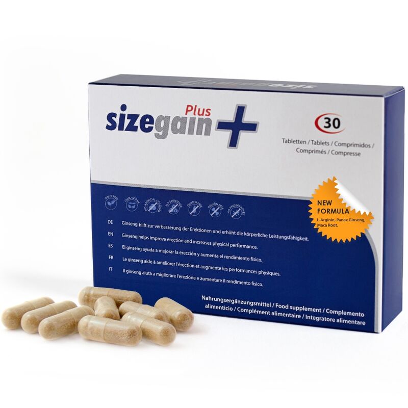 Integratore Ingrandimento Pene 500 Cosmetics SizeGain Plus — 30 Capsule