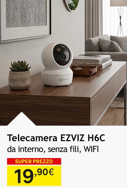Telecamera EZVIZ da interno 19,90 &euro;