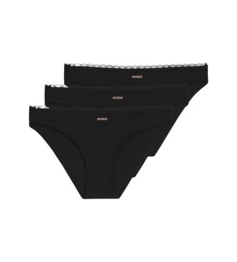 Set 3 Slip Micro nero