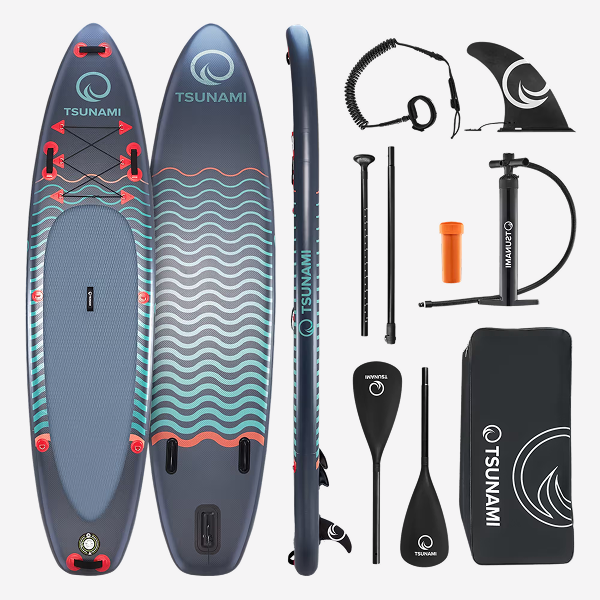TSUNAMI Tavola SUP gonfiabile touring 350 cm Allround unisex stabile multicolore
