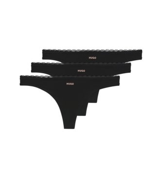 Set 3 Tanga Micro nero