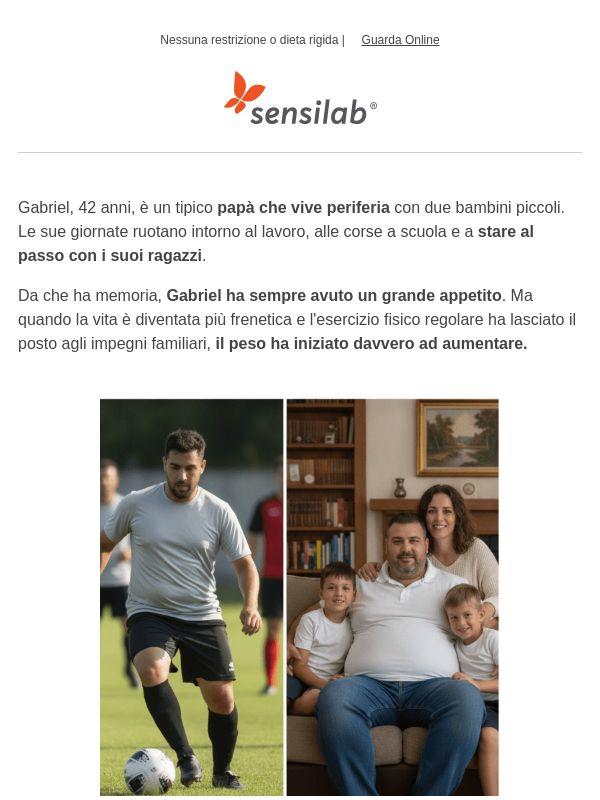 Come Gabriel ha perso 20 kg in 4 mesi