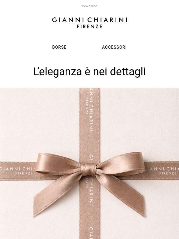 Ricevi in omaggio il portafoglio Gianni Chiarini Firenze