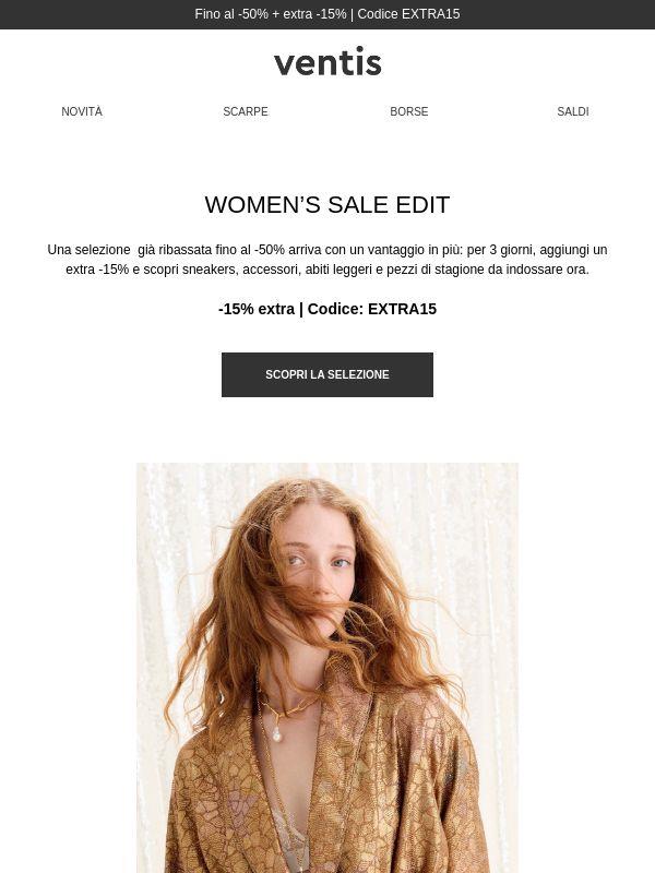 Fino al -50% + extra -15%