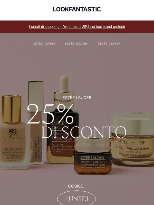 Estée Lauder | 25% di sconto + omaggio