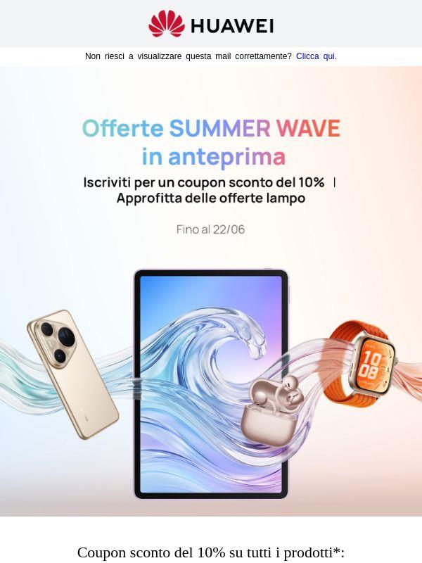 Preparati all'estate con il 10% di sconto!